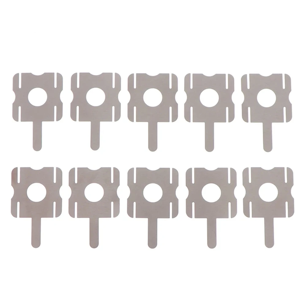 

10pcs U-shaped Nickel Sheets For Lithium Batteries Spot Weldable 4S Lithium Battery Pack Replace Spot Welding Nickel Sheet