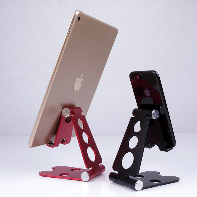 Aluminum Alloy Tablet Stand Holder Folding Portable Large Size Phone Lazy Bracket Universal Anti-skid Desktop Holder Stand