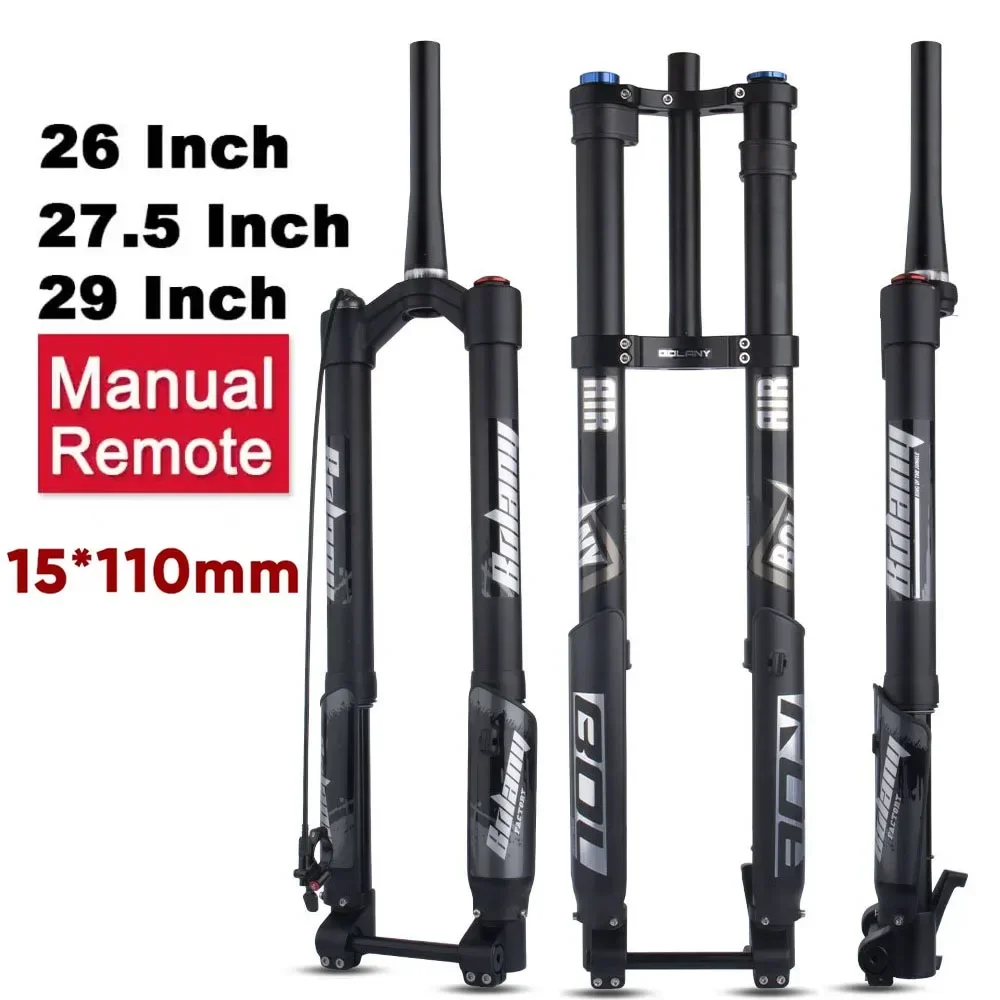 Bolany воздушное расширение 29 mtb двойное плечо перевернутая Велосипедная вилка