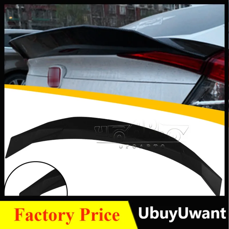 Отличная посадка из АБС-пластика в стиле JDM задний багажник спойлер Ducktail для Honda