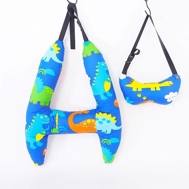

Cute Kid and Adult Car Sleeping Neck Head Support H-Shape Travel Pillow Cushion Car Seat Safety Neck Pillow Child Women
