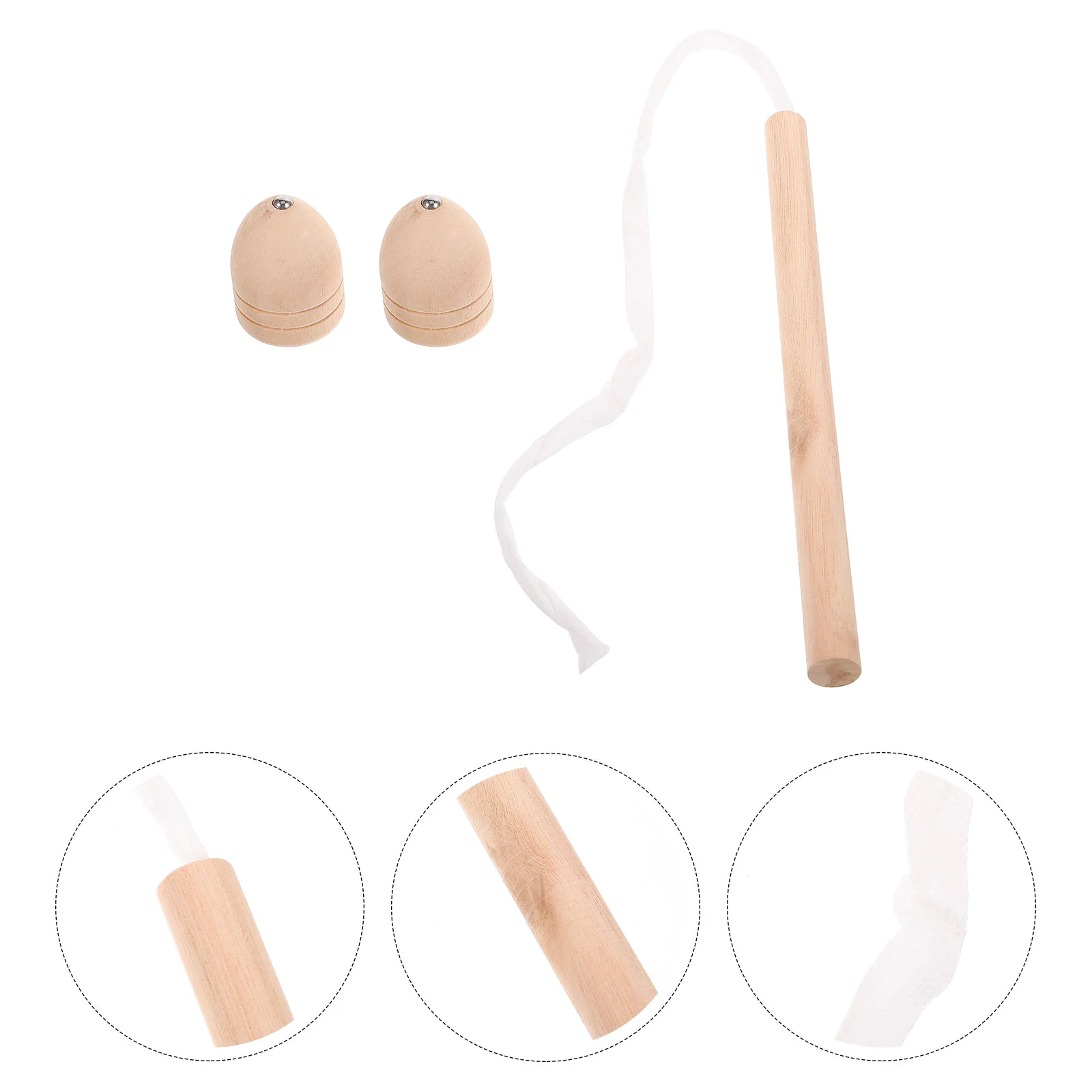 

Wooden Top Children Supply Gyro Playthings Accessory Tops Toys Kids Portable