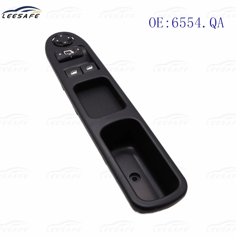 

6554.QA Front Left Power Window Regulator Master Switch for Peugeot 207 207CC 207SW Electric Power Window Control Switch 6554QA