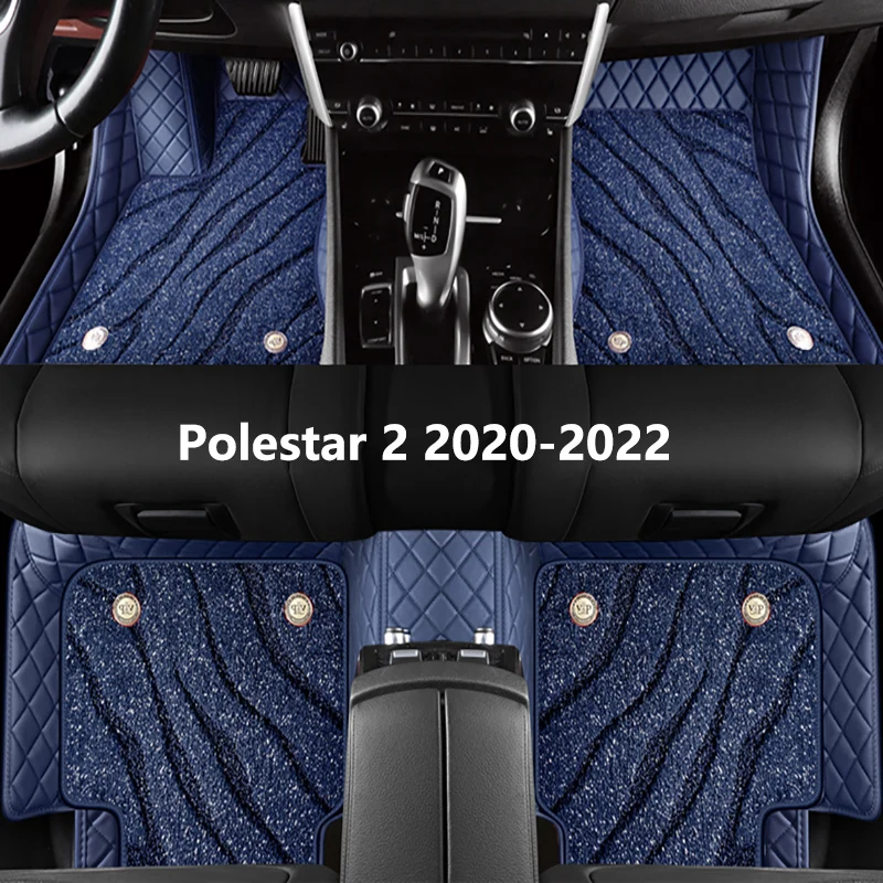 

Пользовательские автомобильные коврики для пола Polestar 2 2020 2021 2022, высококачественные автомобильные аксессуары, интерьерная защита, Стайлинг, коврик для ног