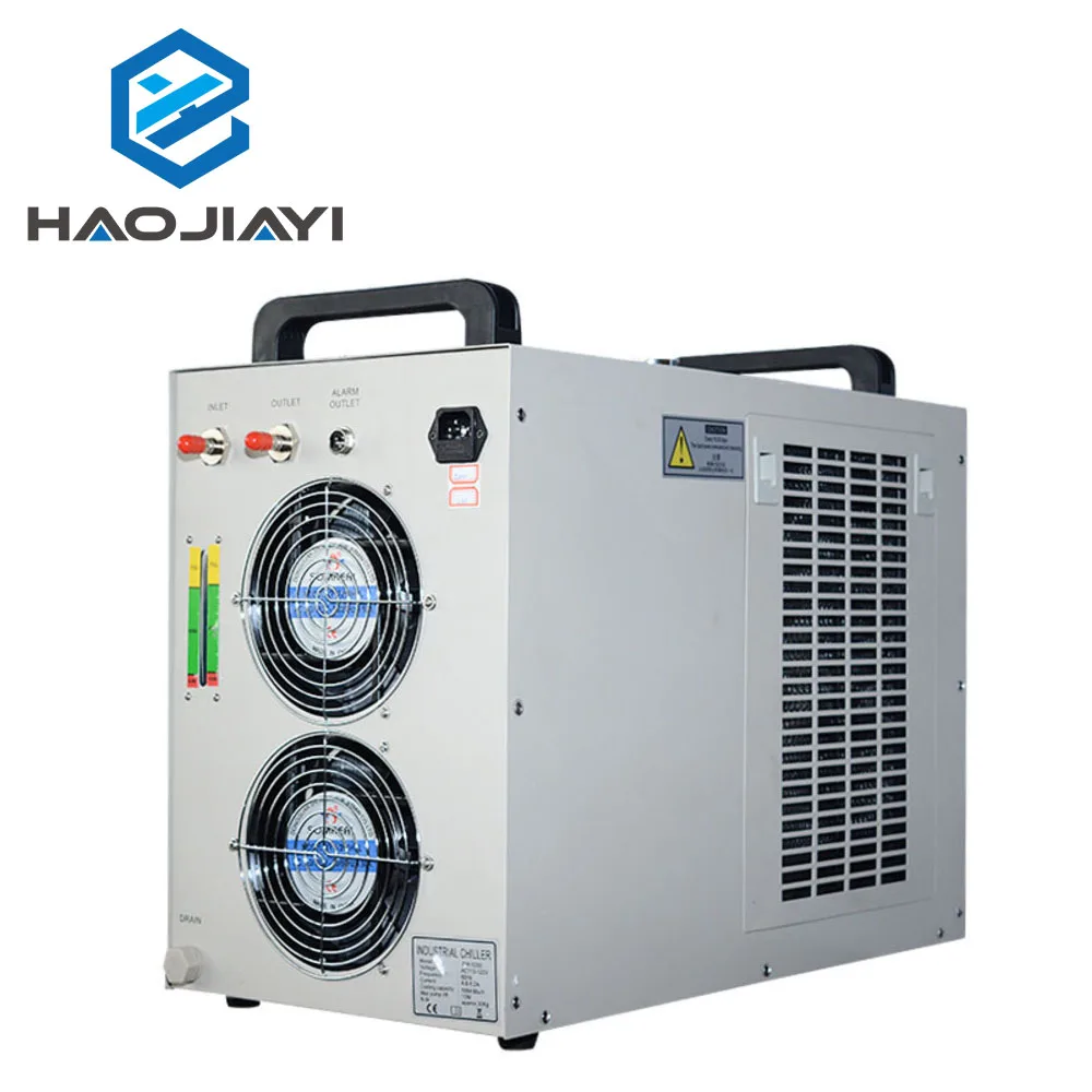 

HAOJIAYI S&A CW5200 CW5202 Industry Air Water Chiller for CO2 Laser Engraving Cutting Machine Cooling 150W Laser Tube