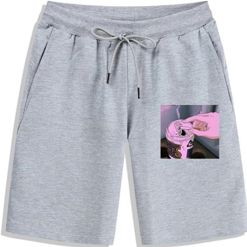

New Arrival Sad Anime Vaporwave Print Female Aesthetic Japan Otaku Harajuku Women's Casual Short Sleeve Shorts