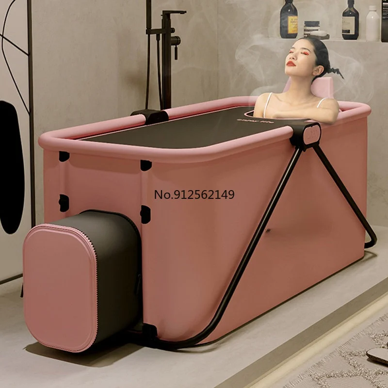 

Cover Mobile Bathtub Portable Plastic Bidet Sauna Bathtub Lid Cover Freestanding Bathtub Accesoires foldable bath hot tub