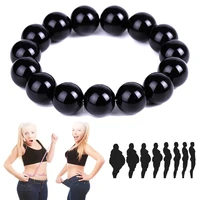 weight loss bracelets women black obsidian natural stone fat relief promote blood circulation anti anxiety relax bracelets