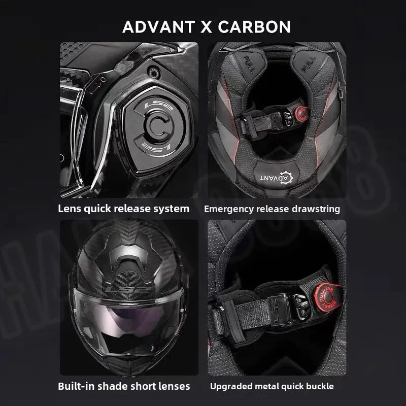 LS2 FF901 модульный откидной шлем с двумя линзами Cascos Para Moto мотоциклетный