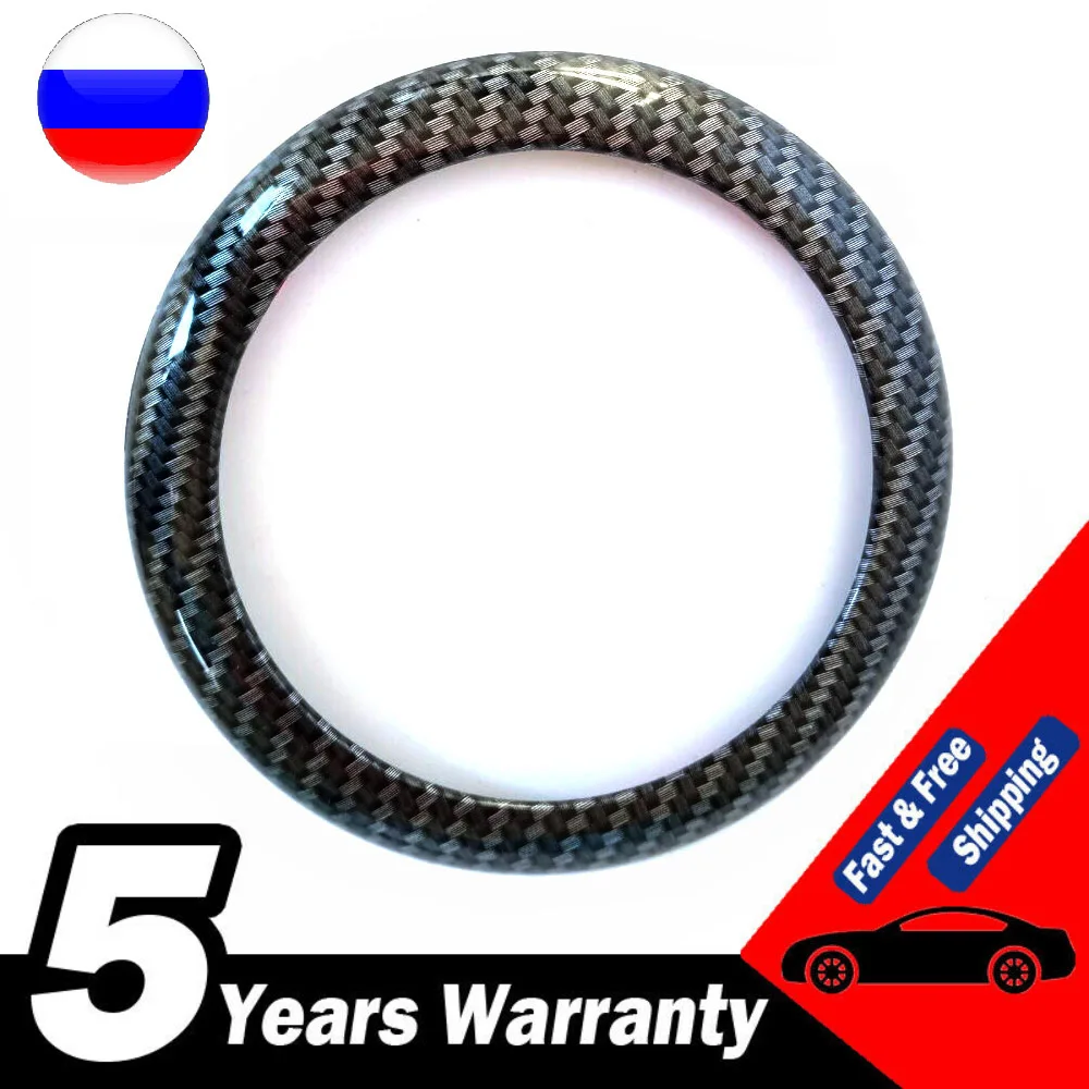 

Автомобильный задний значок из углеродного волокна, кольцо с логотипом, рамка, обшивка для BMW 1 серии F20/F21 2011-2019, черный