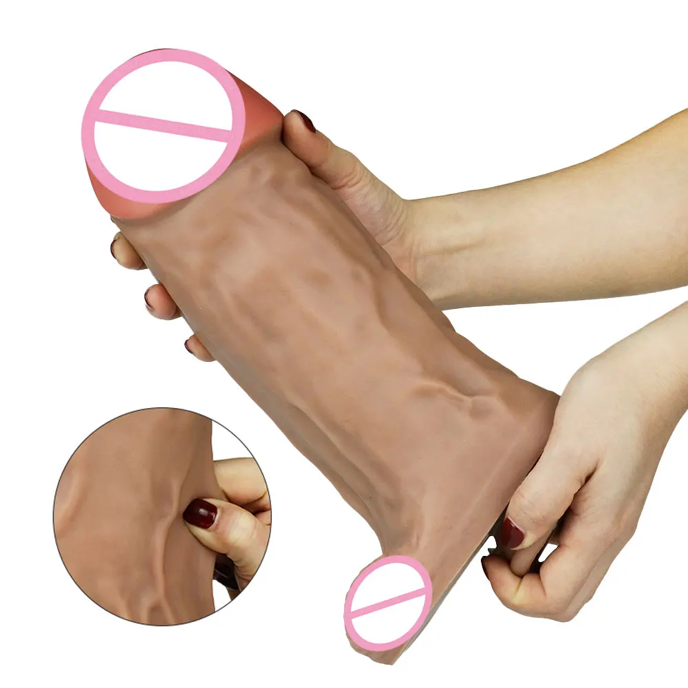 

10.6 Giant Huge Soft Silicone Thick Dildo Realistic Penis Large Anal Plug Big Cock Dick Adult Women Erotic Female Masturbation