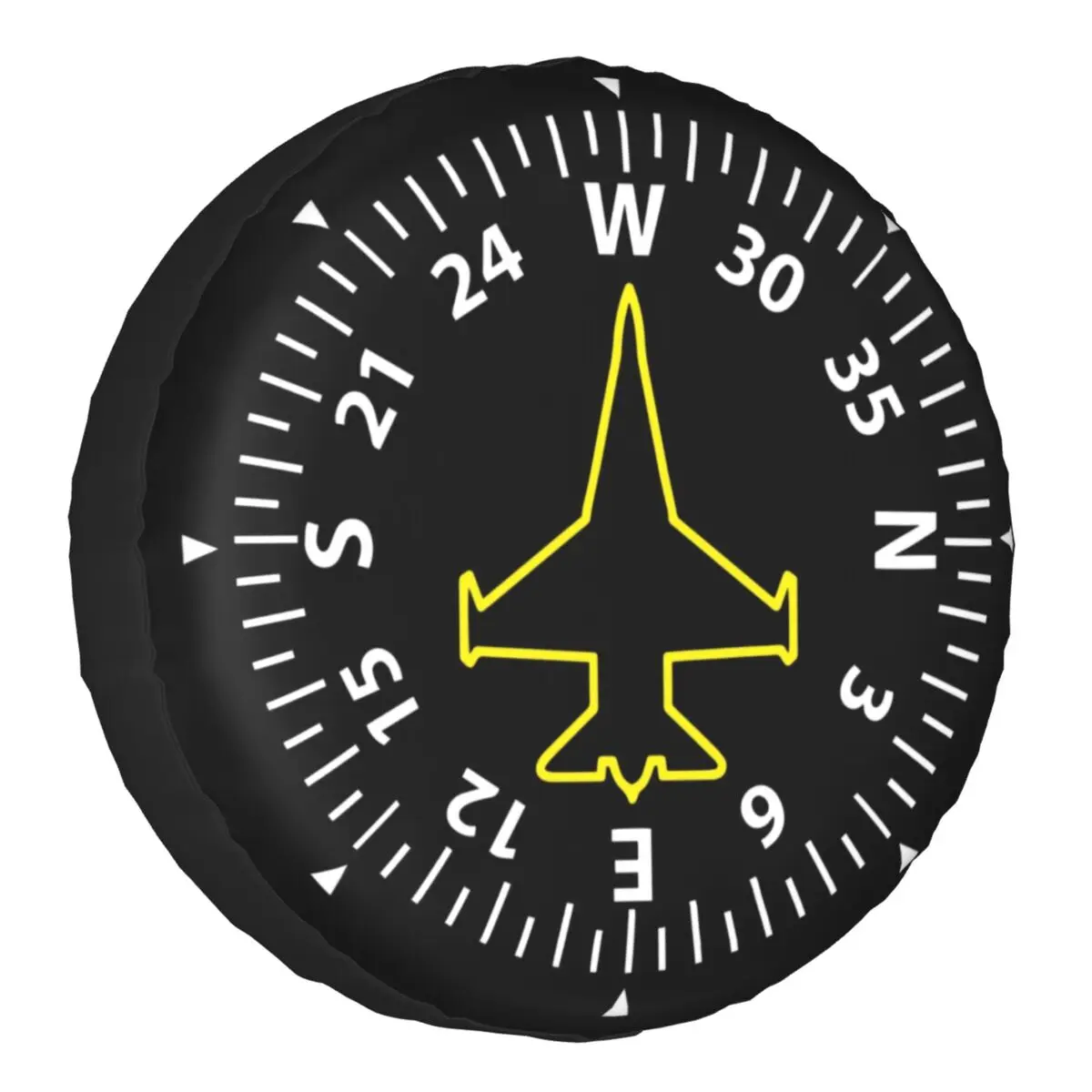 

Custom Jet Fighter Pilot Spare Tire Cover for Jeep Honda Aviation Airplane Aviator Car Wheel Protectors 14" 15" 16" 17" Inch