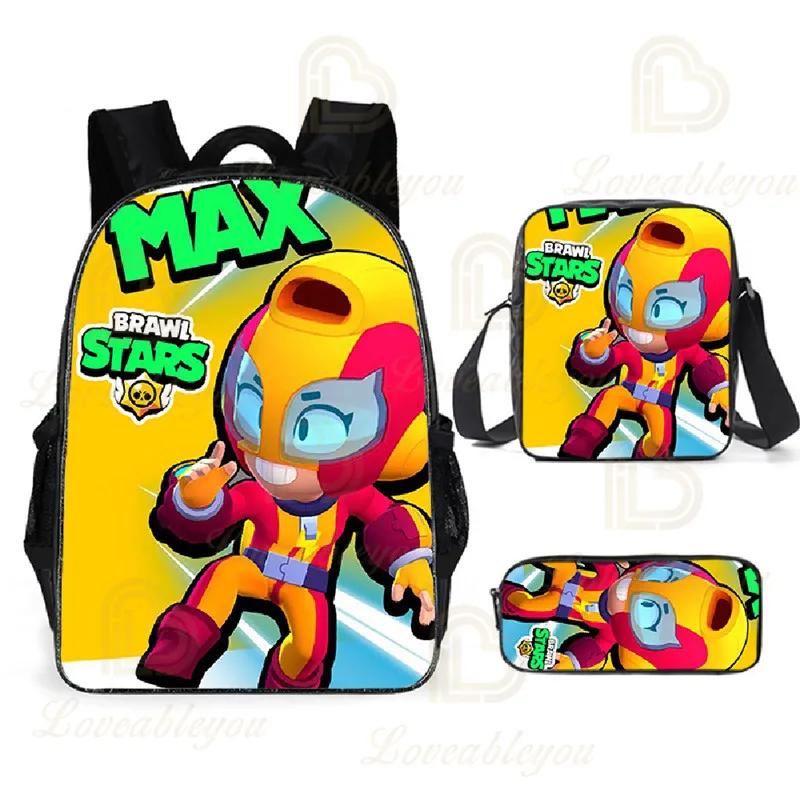 

Shooter Bull and Star,Schoolbag Pencil Boys Bag Leon Children's Bags Kids Pencil Bag Game 3d Boys Girls Harajuku Backpack