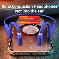 bone conduction headphones bluetooth wireless sports earphone g1 1 headset stereo hands free with microphone for running