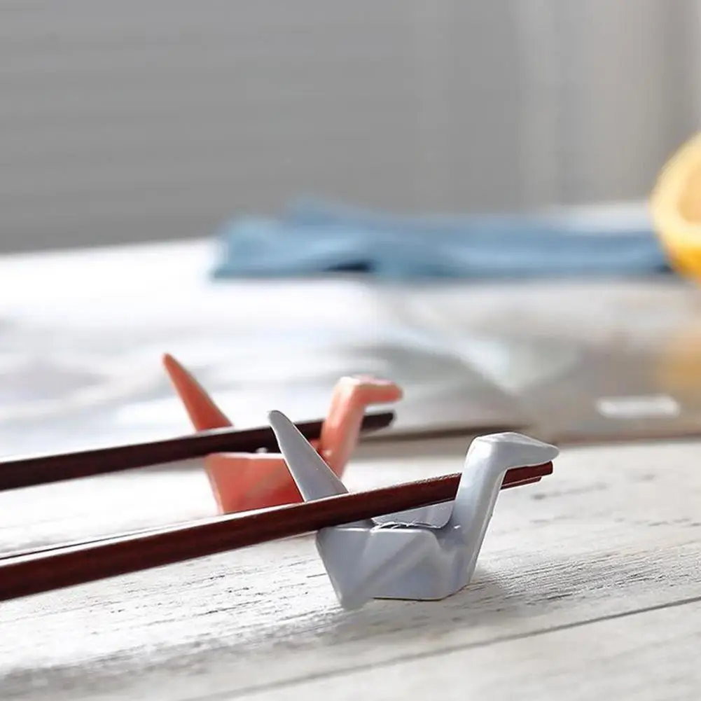 

1Pc Ceramic Chopstick Holder Creative Kitchen Supplies Household Chopstick Holder Care Gadget Kitchen Tableware Accessories