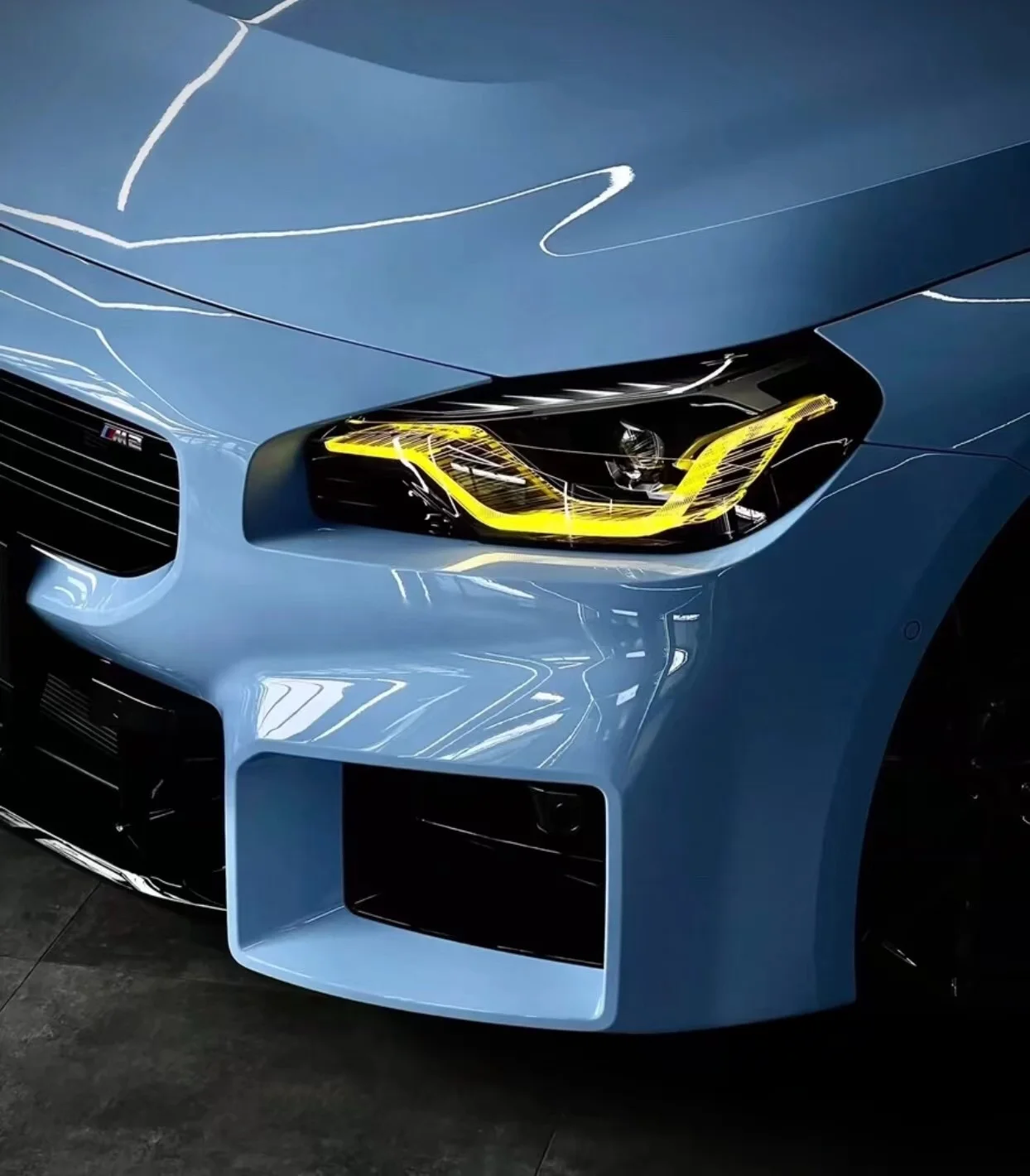 Дневные ходовые огни Baviss для BMW серии G87 G42 M2 M240I дневные ангельские глазки из