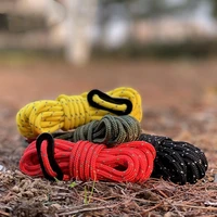 4pcsset of outdoor camping 4mm reflective rope tent rope canopy pull rope windproof support rod rope bundled rope clothesline