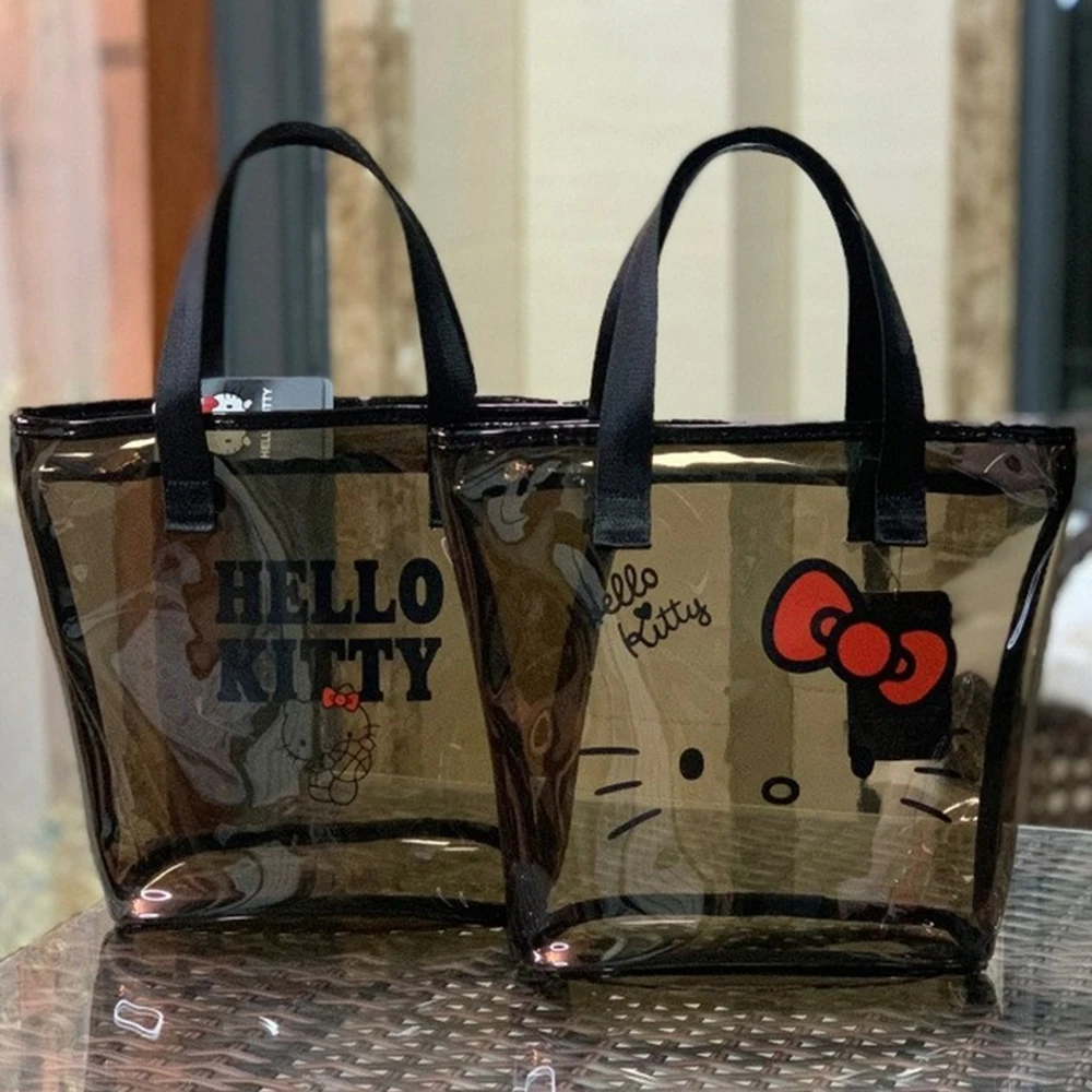 

New Fashion Kawaii Disney Kts Portable Cosmetic Bag Washing Bag Women's Bag Cosmetic Purse Shopping Box Kawaii Handbag Girl Gift
