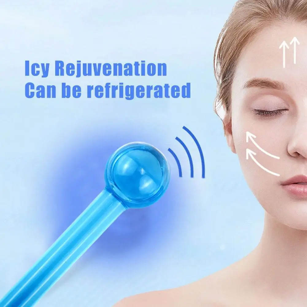 

1pcs/box Large Beauty Ice Hockey Energy Beauty Crystal Ball Facial Cooling Ice Globes Water Wave For Face And Eye Massage