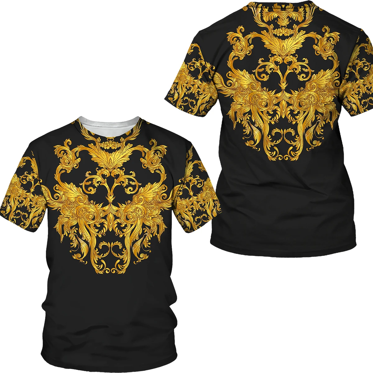 

2023 summer new lion head 3d print t-shirt fashion men's street casual sportswear men's short-sleeved shirt