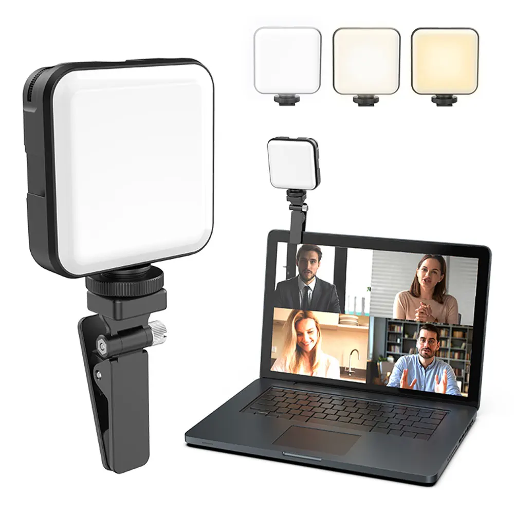 

LED Lamp Portable Handheld Mini Selfie Light For Laptop Video Conference Mobile Phone Vlog Live Broadcast Fill Light Photography