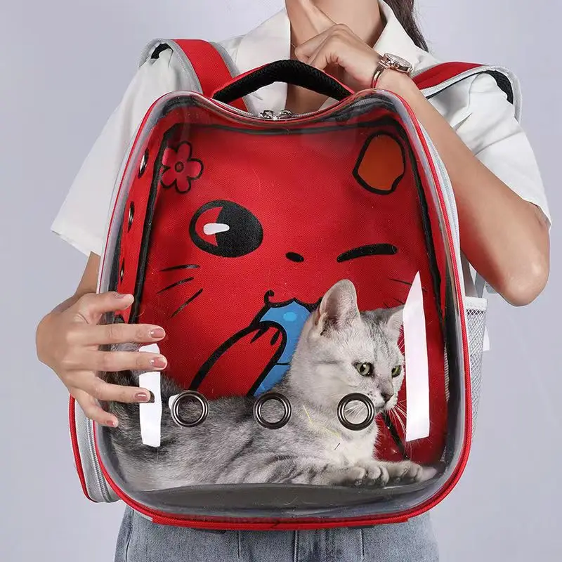 

Transparent Cat Backpack Large Model Transparent Cat Bag Space Capsule Pet Dog Backpack