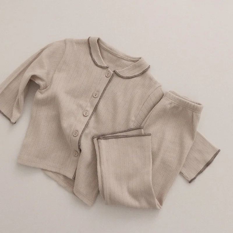 

2022 New Children Pajamas Suit Baby Girls Clothes Set Cotton Sleepwear For Girls Kids Pajamas Cute Toddler Baby Boy Outfits