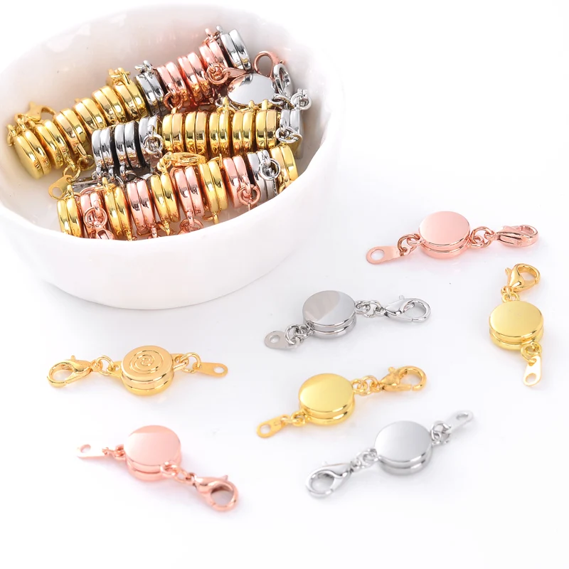 4 пары 10x33 мм магнитные застежки крючки застежка-лобстер для браслетов ожерелий