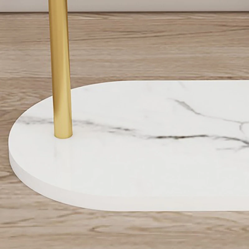 Вешалка для одежды с узкой полкой вешалка хранения Золотая Входная стойка