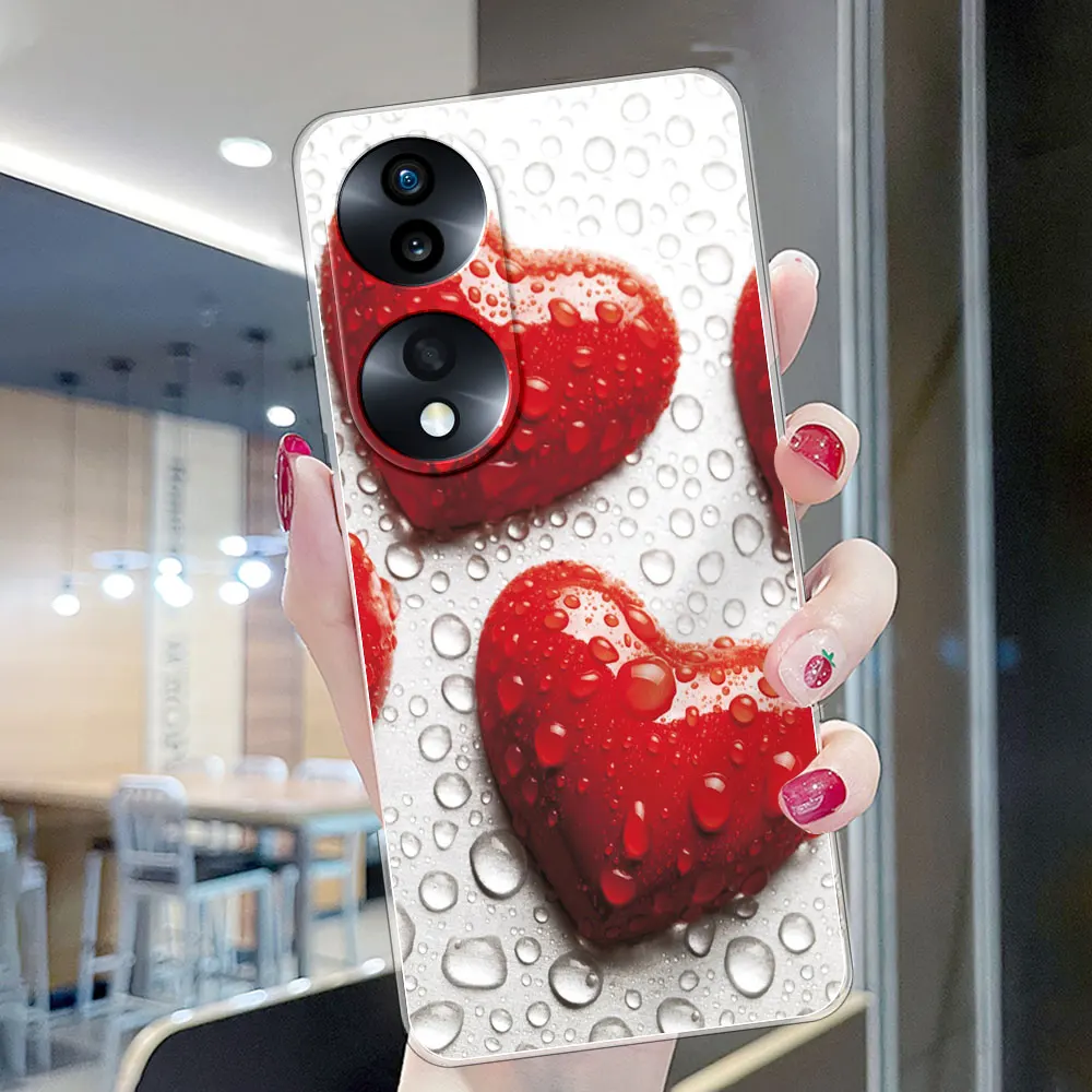 Чехол для Honor X7b X7A чехол телефона RKY-LX1 прозрачный мягкий силиконовый защитный Huawei