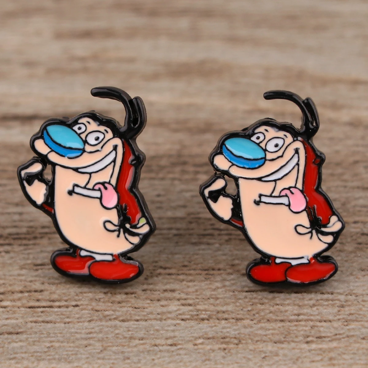 

BG417 1 Pair Cartoon Classic Movie Stainless Steel Earring Funny Stud Earrings For Women Enamel Jewelry Kids Gifts Girls