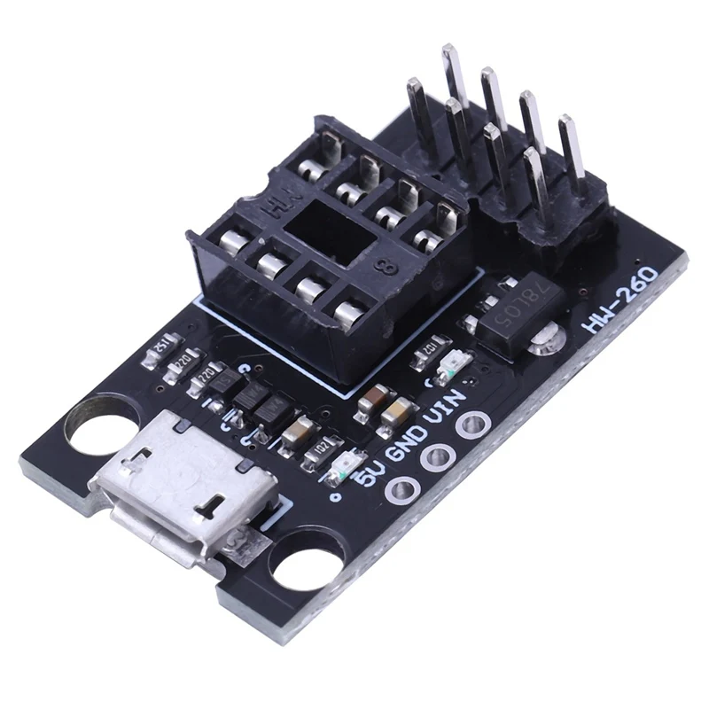 

Макетная программная плата для Attiny13a/Attiny25/Attiny45/Attiny85