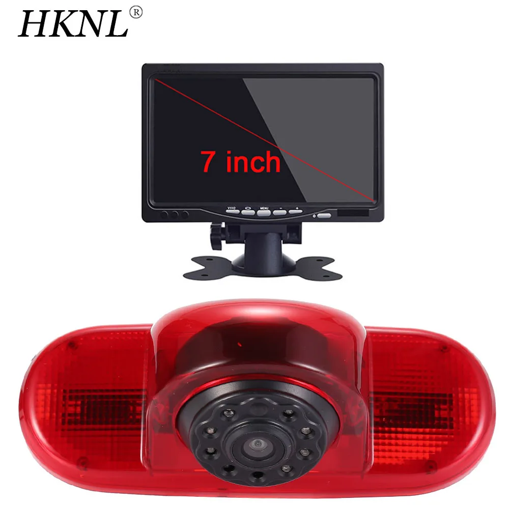 

HKNL HD Car Reverse Camera Monitor Mirror for Opel Combo Vivaro X70 Surf Renault Master 2 Nissan Interdtar Primastar Brake Light