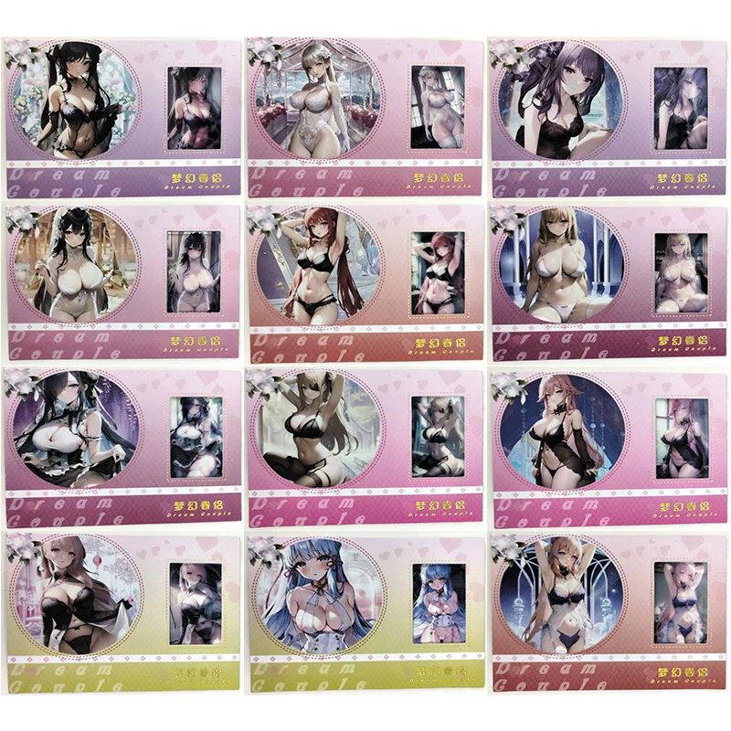 

Редкие преломляющие флэш-карты из аниме «История богини» Rem Kamisato Ayaka «Барбара», игрушки для мальчиков, коллекционные карты, подарок на день рождения