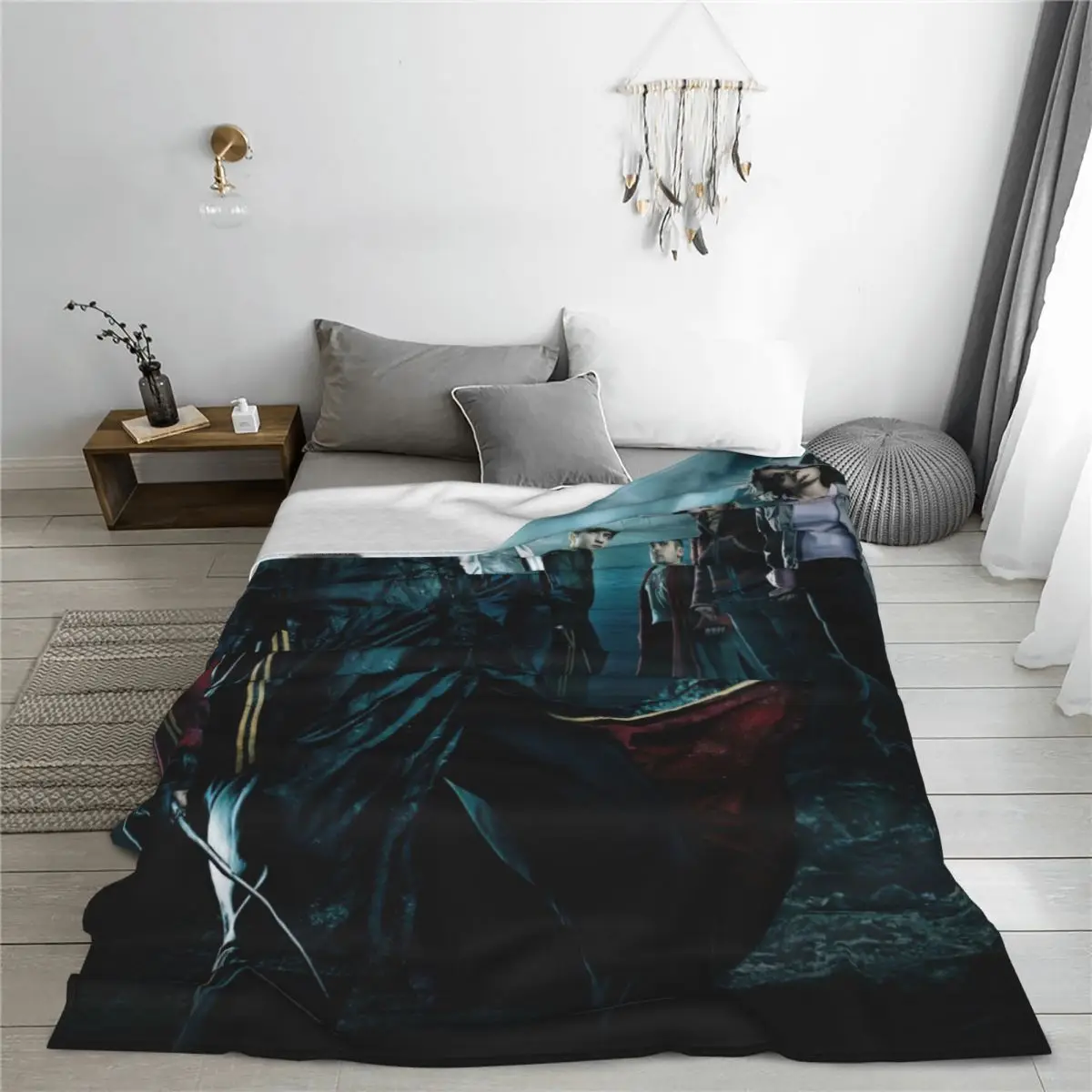 Супер теплое одеяло для путешествий кубок огня с Гарри Поттерным фланелевым