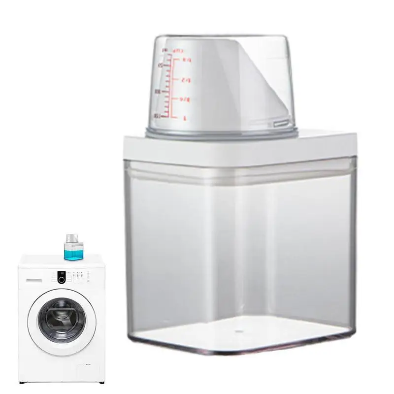 

Home Laundry Powder Container Laundry Room Box Dispenser Powder Fabric Softener Detergent Dispenser Large Capacity Laundry