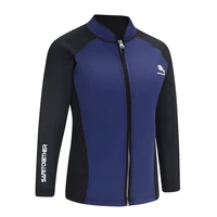 2mm neoprene wetsuit women split long sleeve top warm and cold protection 2022 water sports snorkeling surfing diving top