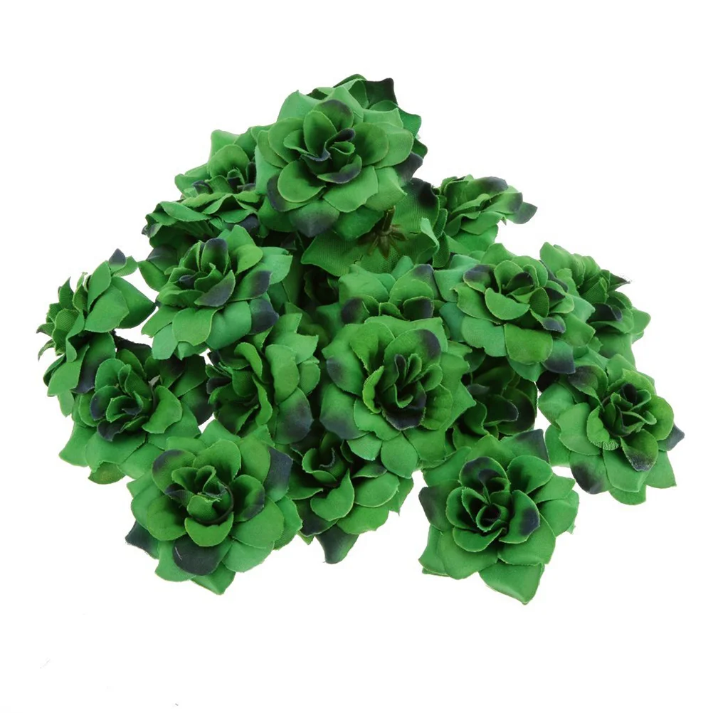 

50 Pcs Fake Rose Flower Heads Spring Decor Rose Flowers Faux Flowers Rose Heads Rose Ornament Plastic Flower Roses