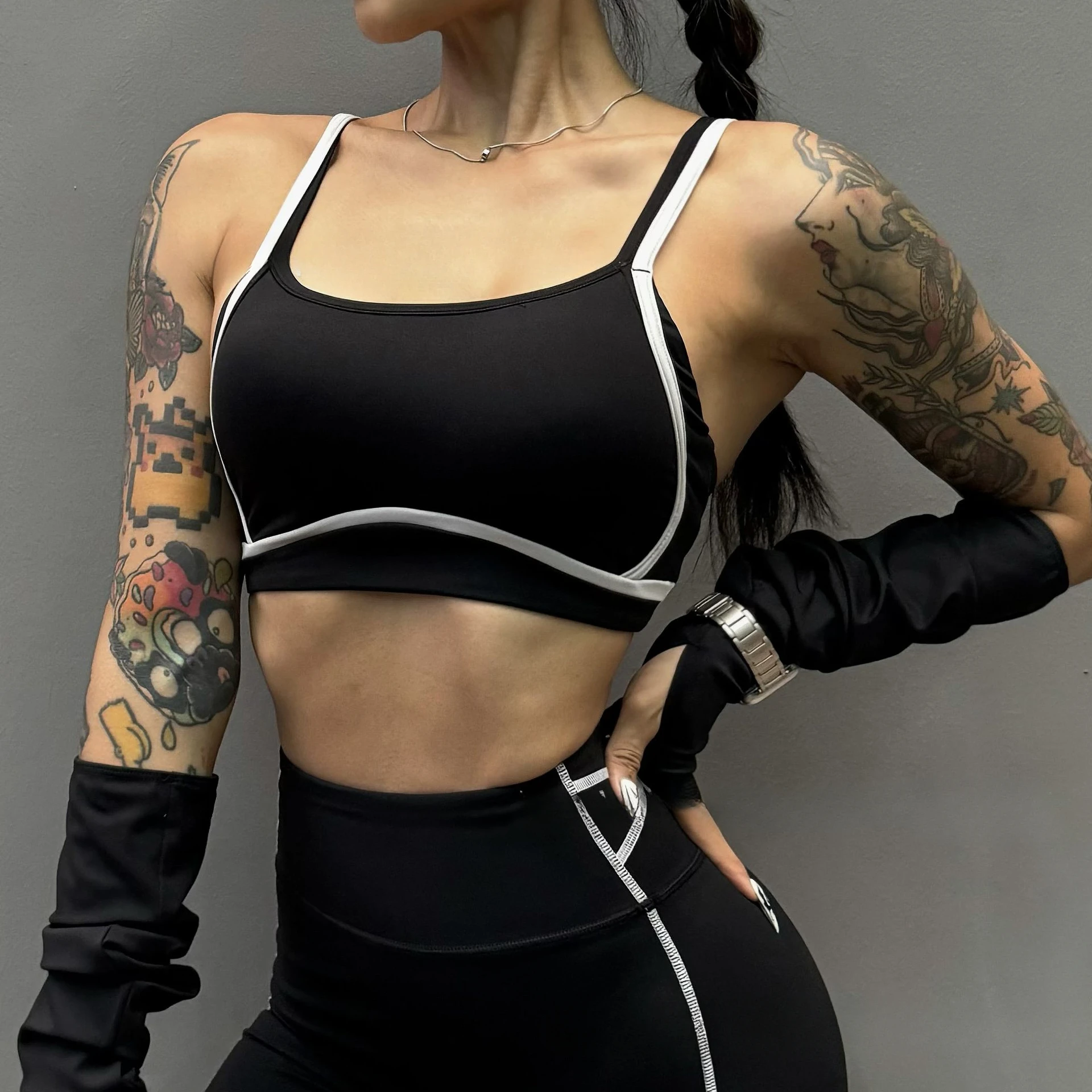 Спортивный костюм сексуальный спортивный бюстгальтер для фитнеса йоги женский