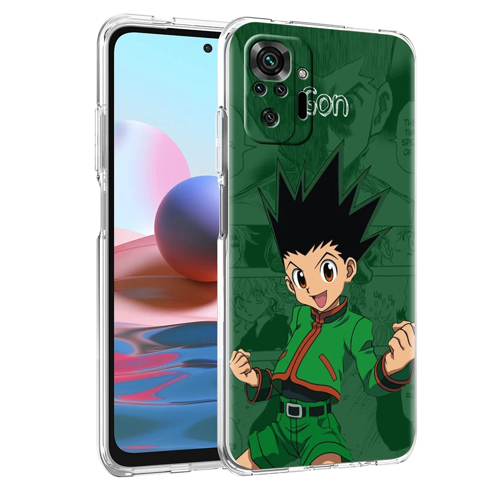 Hunter X Hunter 3 Transparent Phone Case for Redmi Note 11 11T 10S 8A 9A 9C 7 8 9 10 K40 4G Plus Pro 4G Soft Cover Shell Fundas