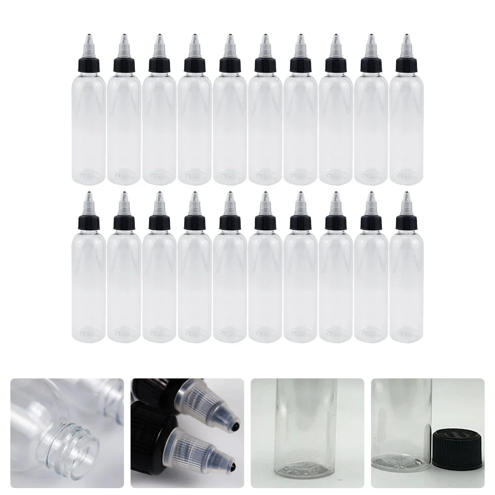 

Bottle Squeeze Bottles Hair Applicatortwist Condiment Color Dye Refillable Sub Pointed Mouthtattoo Ink Oil Oiling