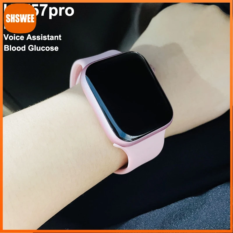 

2022 SmartWatch HW57PRO NFC Smart Watch Siri Men Women Voice Assistant Bluetooth Dial Call Wristband Clock for Xiaomi Huawei