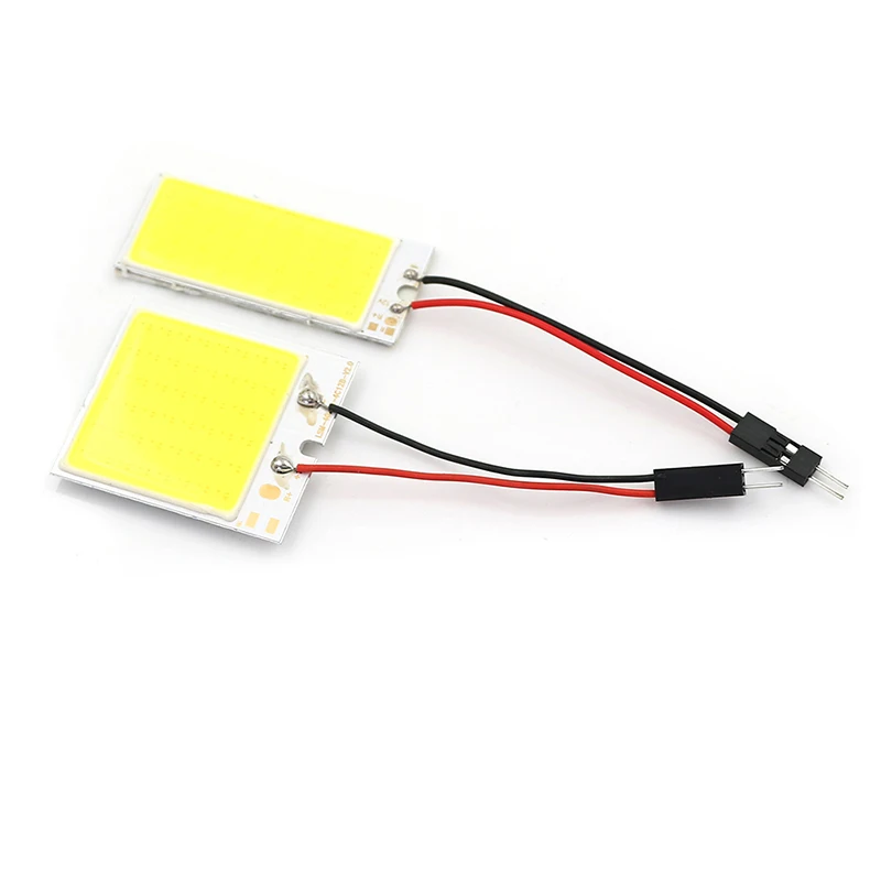 

36/48 Smd Cob Led 12 В, белый свет, фотоламсветильник, купольная лампа