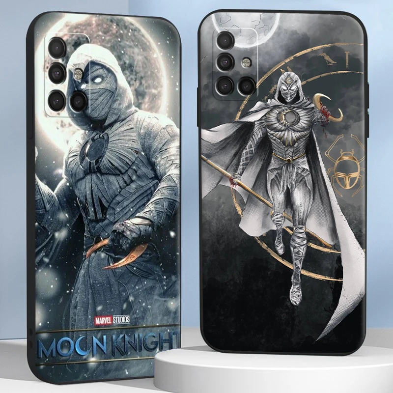 

Marvel Moon Knight Phone Cases For Samsung S8 Plus S9 Plus S10 S10E S10 Lite ShockProof Carcasa Smartphone Back Cover