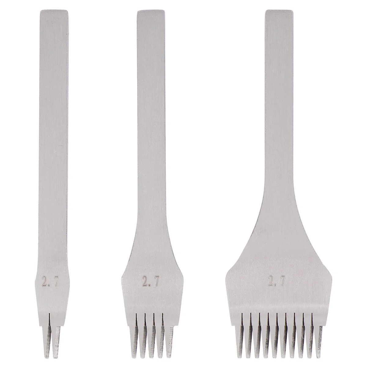 

3pcs Hole Punch Craft Tool Hole Punch for Punching Stitching Leather Lacing
