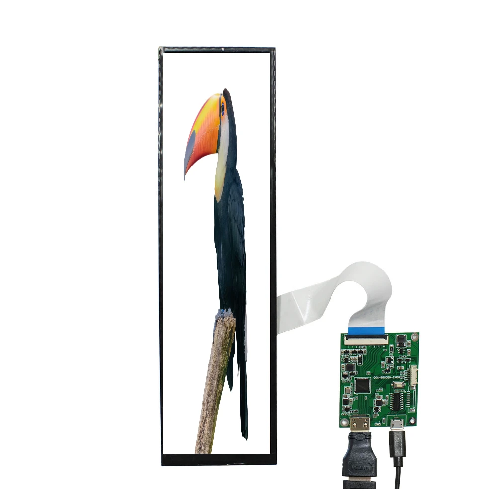 

8.8" inch 1920X480 Brightness 600nit HSD088IPW1-A00 LCD Screen Display with HDMI To Mipi 40 Pins LCD Controller Board VS-HSD088