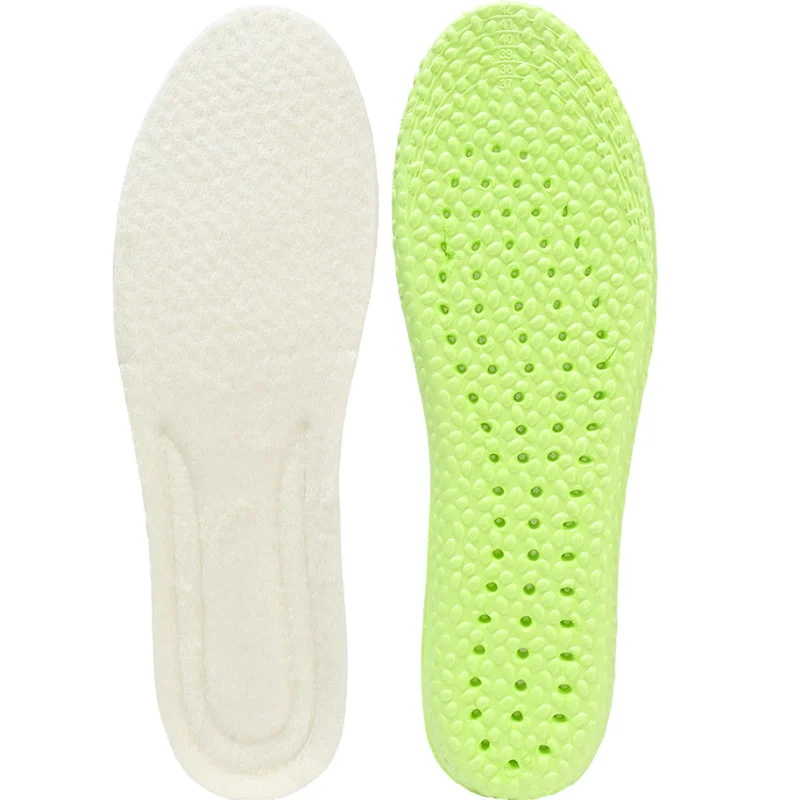 EVA Elastic Insoles for Shoes Soles Deodorant Breathable Cushion Running Sports Insoles Sweat-absorbing Fleece Insert Cushions
