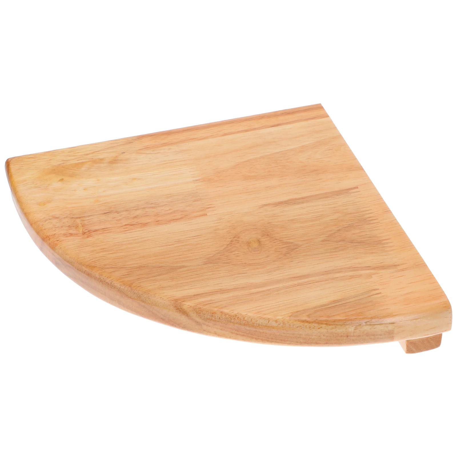 

Fan-shaped Shelf Wall-mounted Sundries Holders Wood Craft Storage Rack Ornament Home Shelves Display Corner