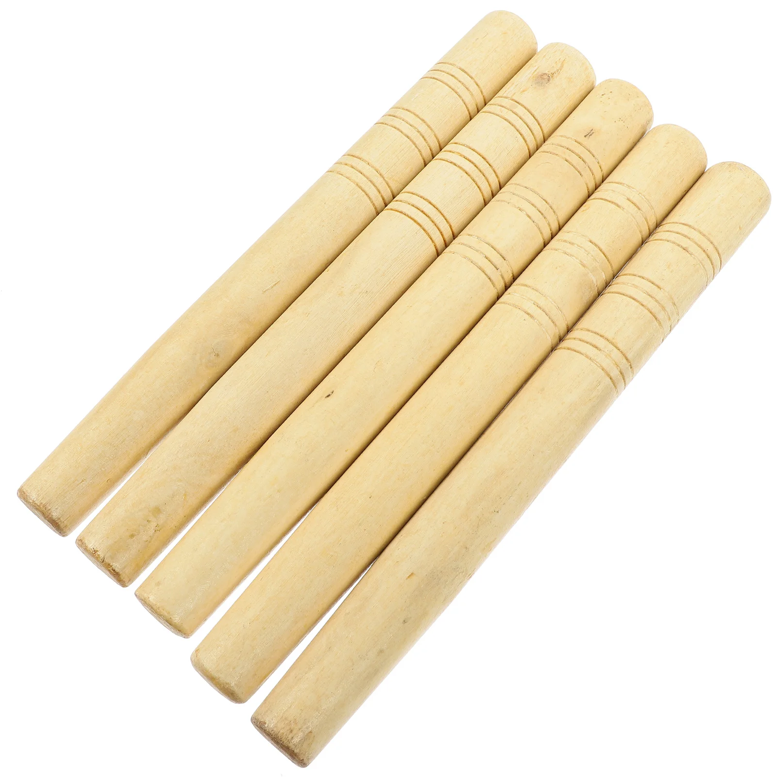 

5 Pcs Garden Accessories Hoe Handle Replacement Woodworking Tools Accessories Farm Implement Wooden Handle