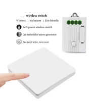 new design wireless kinetic switch smart life app wireless remote control light on off switch
